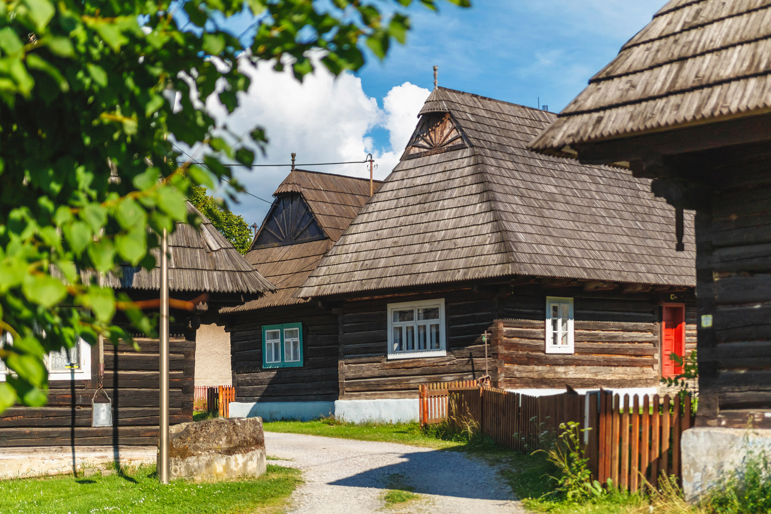 Old Slovak village in Podbiel
