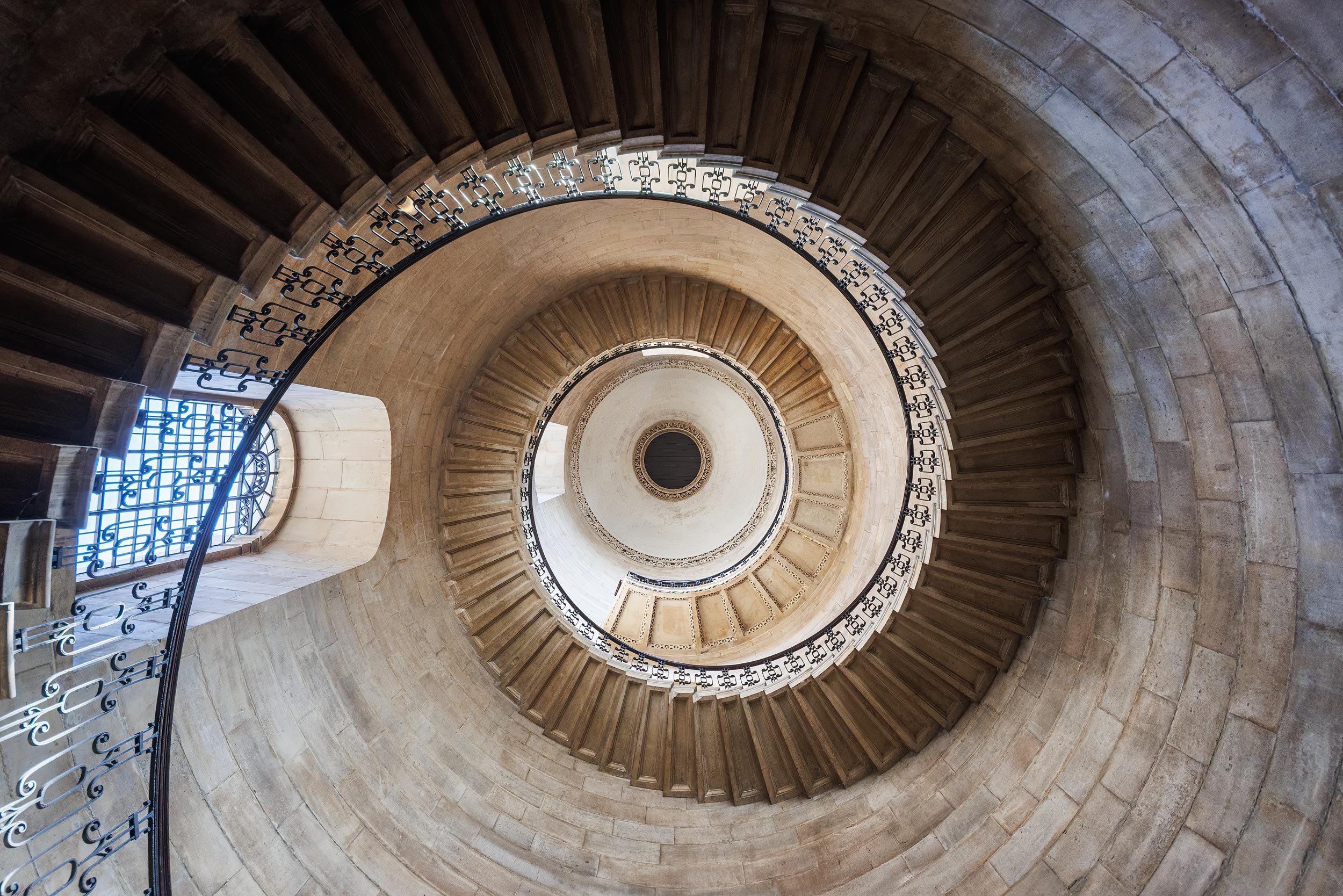 Spiral staircase Of St Paul's Cathedral, London